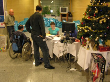 Jedno z výběrních míst - nová vrátnice Českého rozhlasu